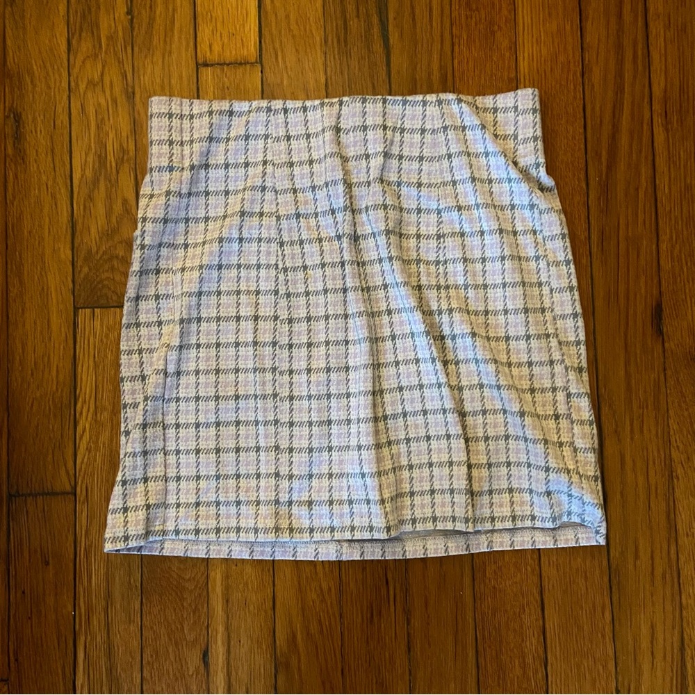 AE Plaid Purple Skirt